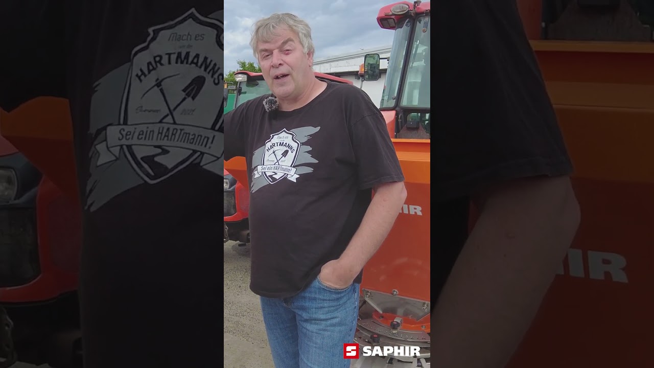 SAPHIR Winterdienststreuer WDS 750 Kundenmeinung Wilhelm Hartmann Fulda