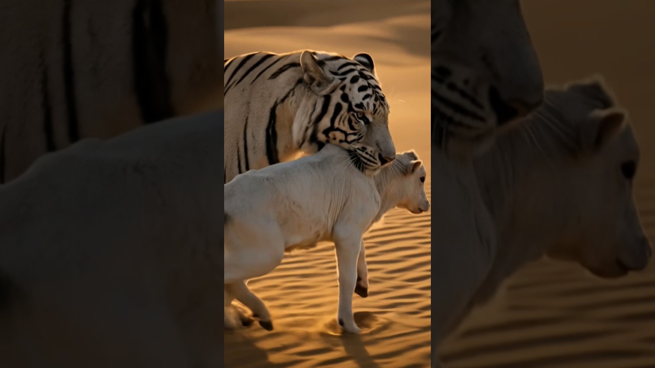 Cow and Taigar 😱 fight for baby😢 