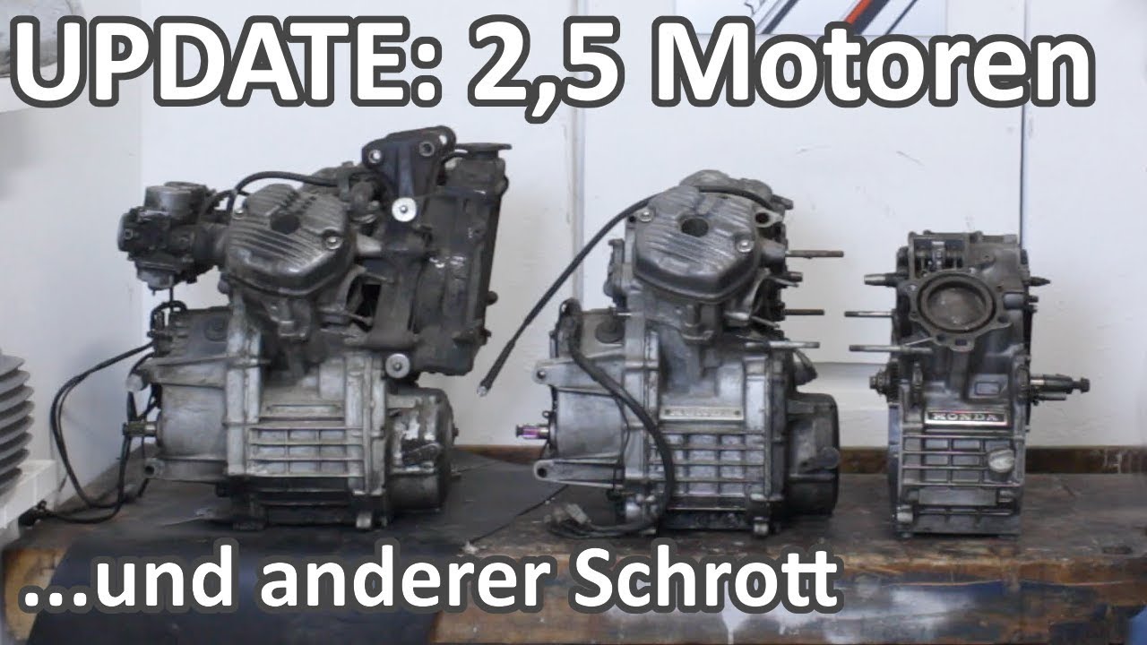 Update: 2,5 Honda Motoren für die Güllepumpe plus Teilesammlung