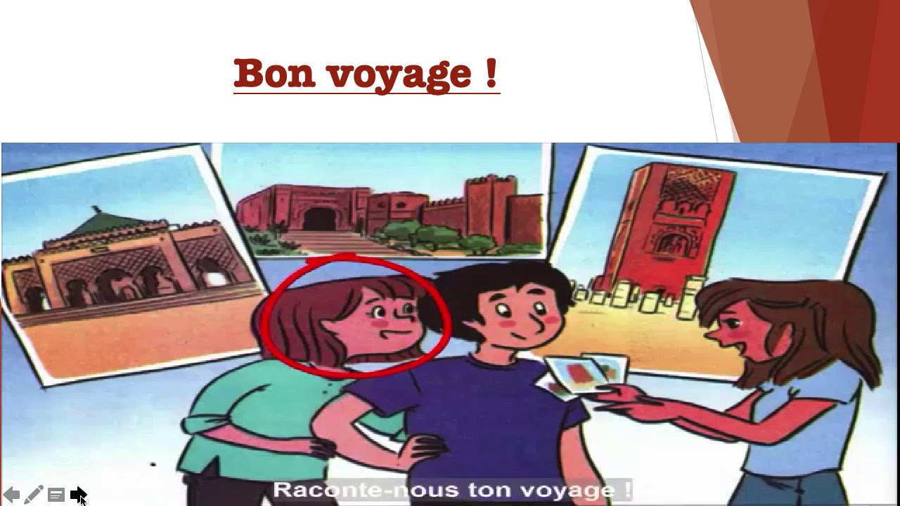 Activité orale: raconter un voyage.