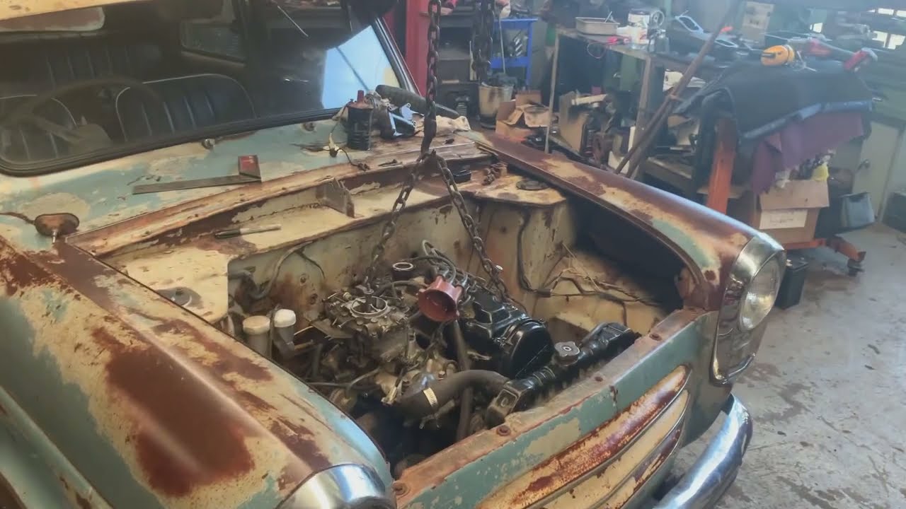 Ford Anglia 100E and Suzuki Sierra Samurai Engine Swap -- Crustee