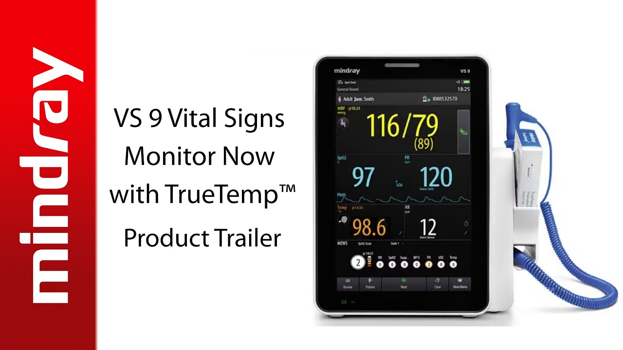 VS9 Vital Signs Monitor Now with TrueTemp™