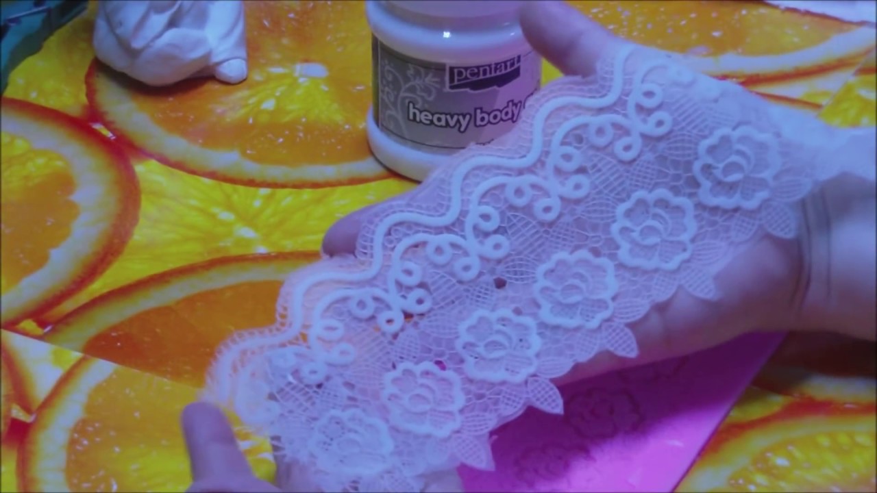 Spitzen selber machen mit Silikonformen und Heavy Body Gel