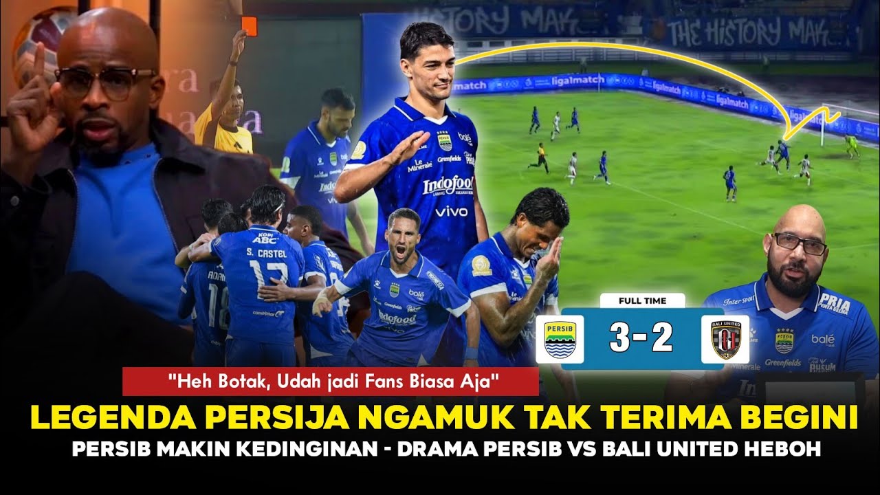🔴MAKIN KESINI MAKIN ANEH! Papa Greg Naik Pitam &bull; Persib Makin Nyaman Dipuncak Usai hajar Bali United