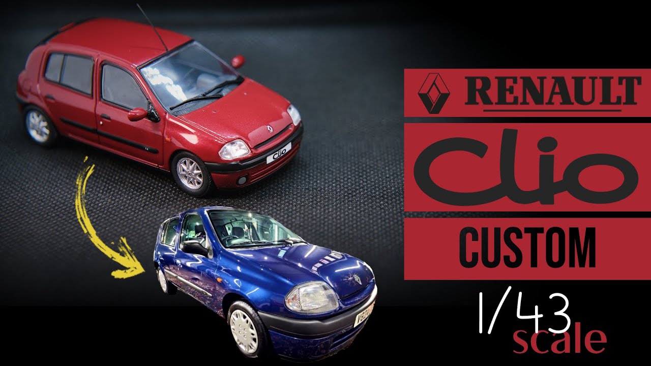 1/43 Scale Renault Clio Custom