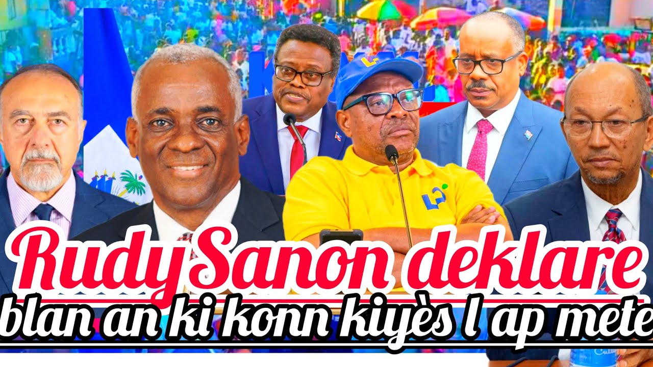 WOW😳🆘Rudy Sanon deklare Fenk sèl blan Ki konn kiyès l ap Mete Aprè 7Fevrye.