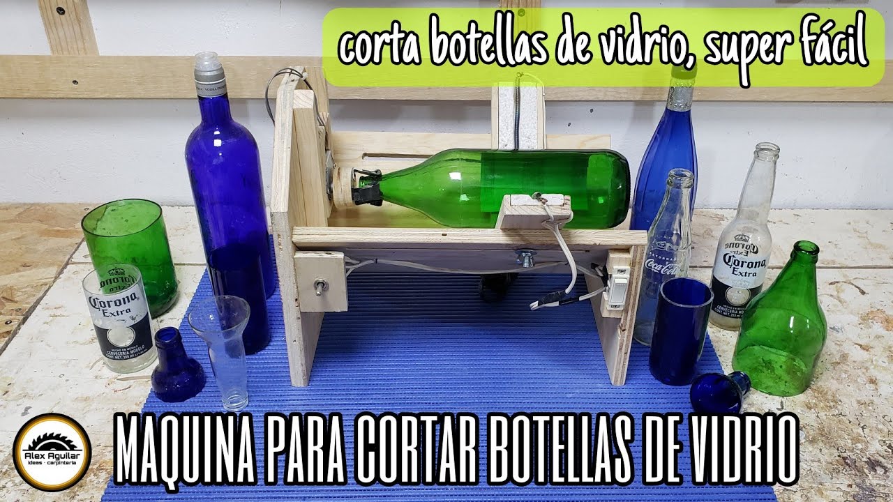 como hacer una maquina para cortar botellas de vidrio, tutorial completo paso a paso