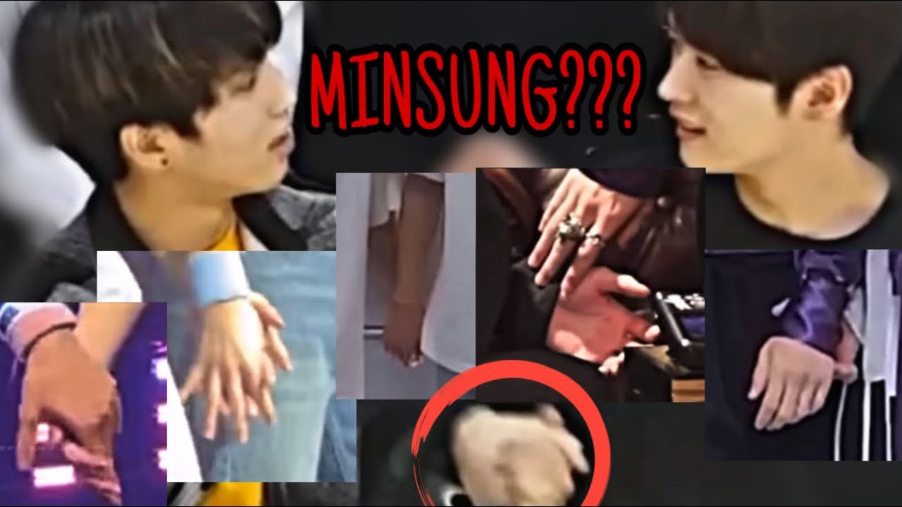 Stray Kids MINSUNG - (secret) hand holding COMPILATION 👨🏻‍🤝‍👨🏼 -