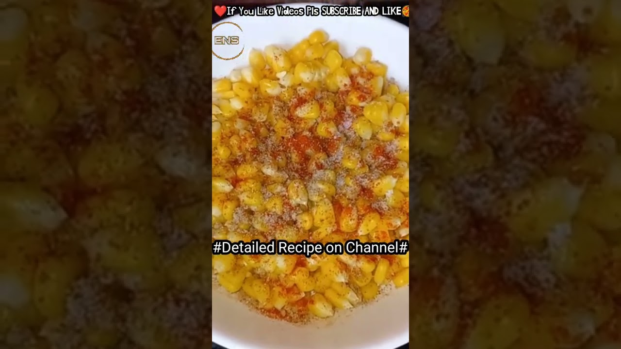 Corn Chaat Salad recipe | eatnsip -ytshorts