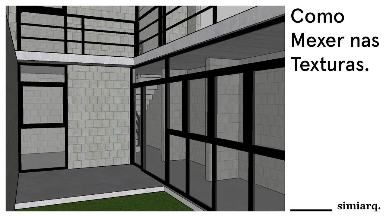 Como Mexer nas Texturas | SketchUp