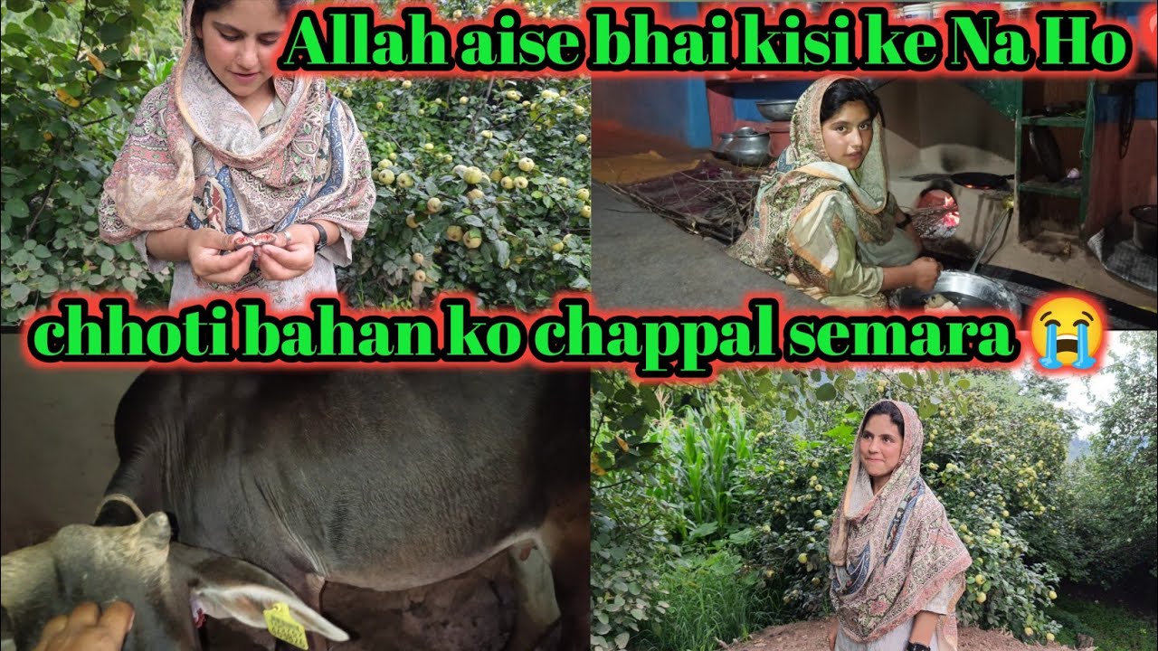 Allah aise bhai kisi ke Na Ho 💔 | chhoti bahan ko chappal se mara 😭💔 | Shahnaz Vlogs