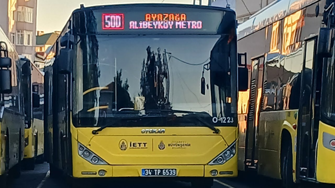 İETT | Otokar Kent 290LF İle Seyahat | 50D O-2236