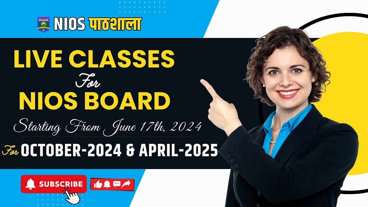 NIOS Live Batch Starts on 17th June @VISIONPOINT