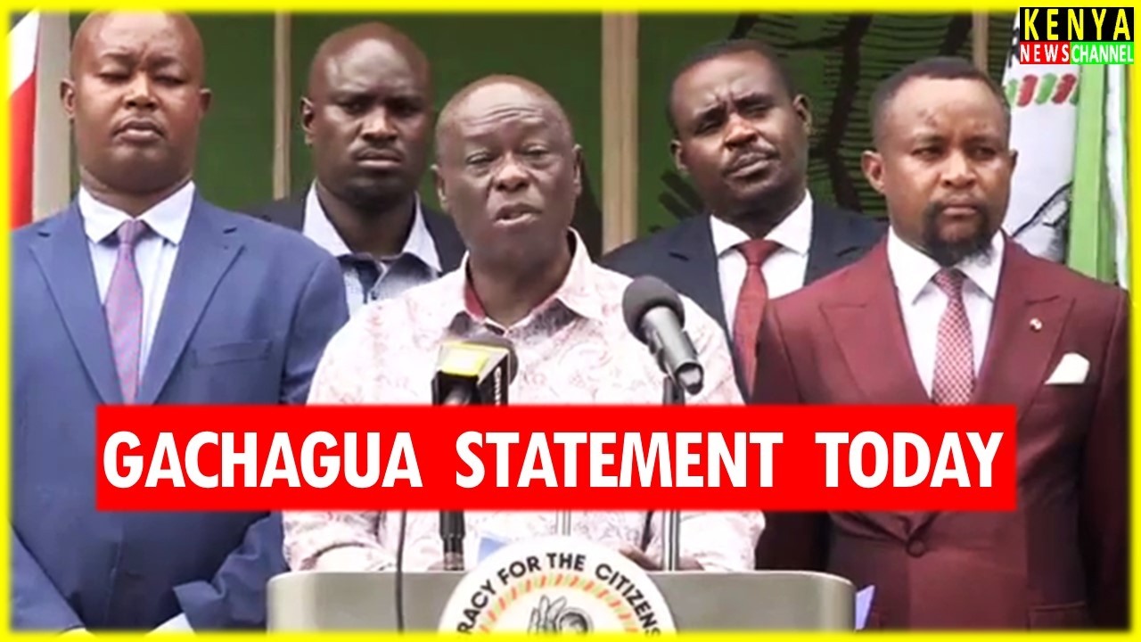 Gachagua FULL EXPLOSIVE Statement today with Nairobi Leaders on eviction of Traders by Sakaja