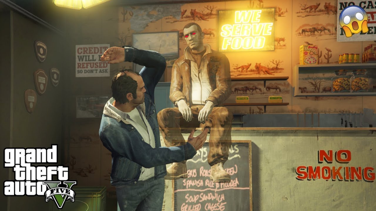 GTA 5 - I Summoned NIKO BELLIC'S GHOST (scary easter egg)