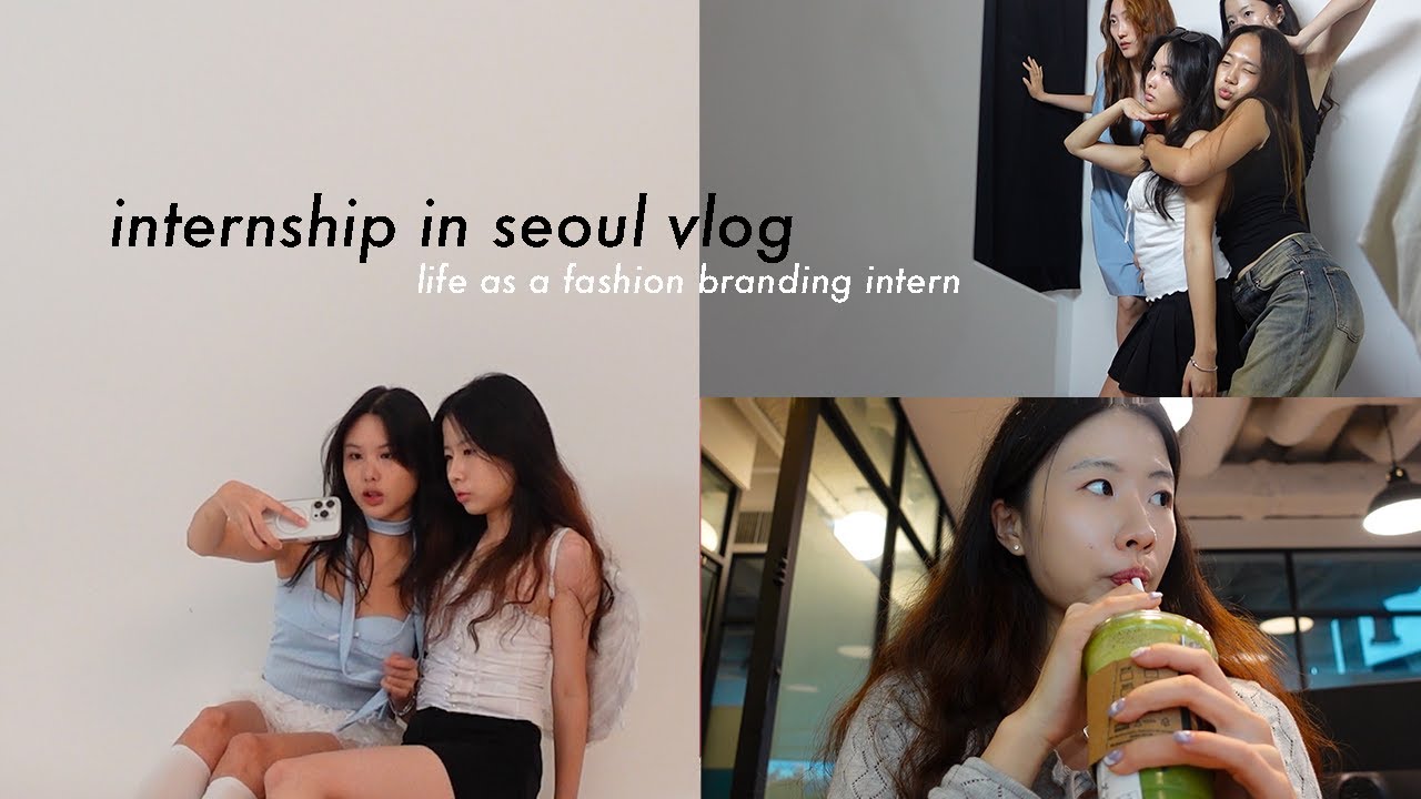 INTERNSHIP in KOREA 🍵 | fashion marketing , bar nights , tiktok shoots , interning at lewkin