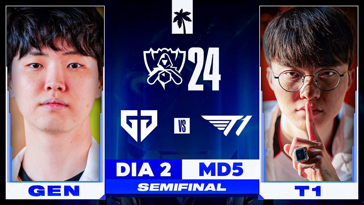 T1 x GENG | CoStream Worlds 2024 | Semifinal (Dia 2) - Ilha das Lendas
