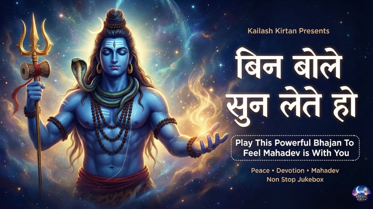 बिन बोले सुन लेते हो 🕉️ Bin Bole Sun Lete Ho | Play This To Feel Mahadev Is With You | Shiv Bhajan