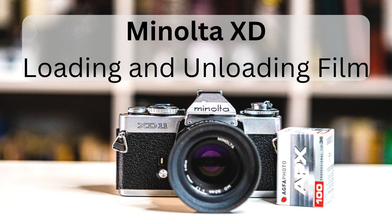 Как загружать и вынимать пленку из пленочной камеры | Minolta XD/XD7/XD11