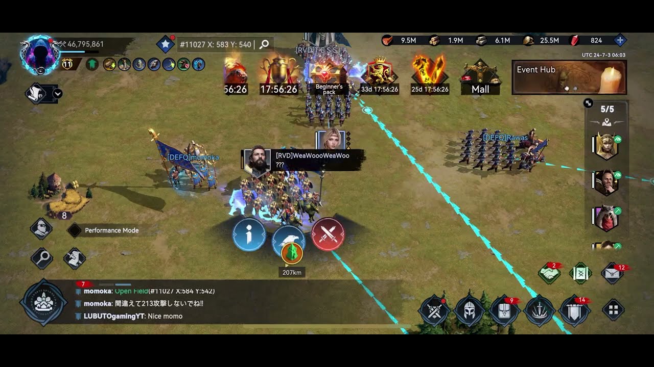 ⚔️ VIKING RISE ⚔️ : : KvK Season 2 Battle Day 1 : : 212 vs 215 & 213
