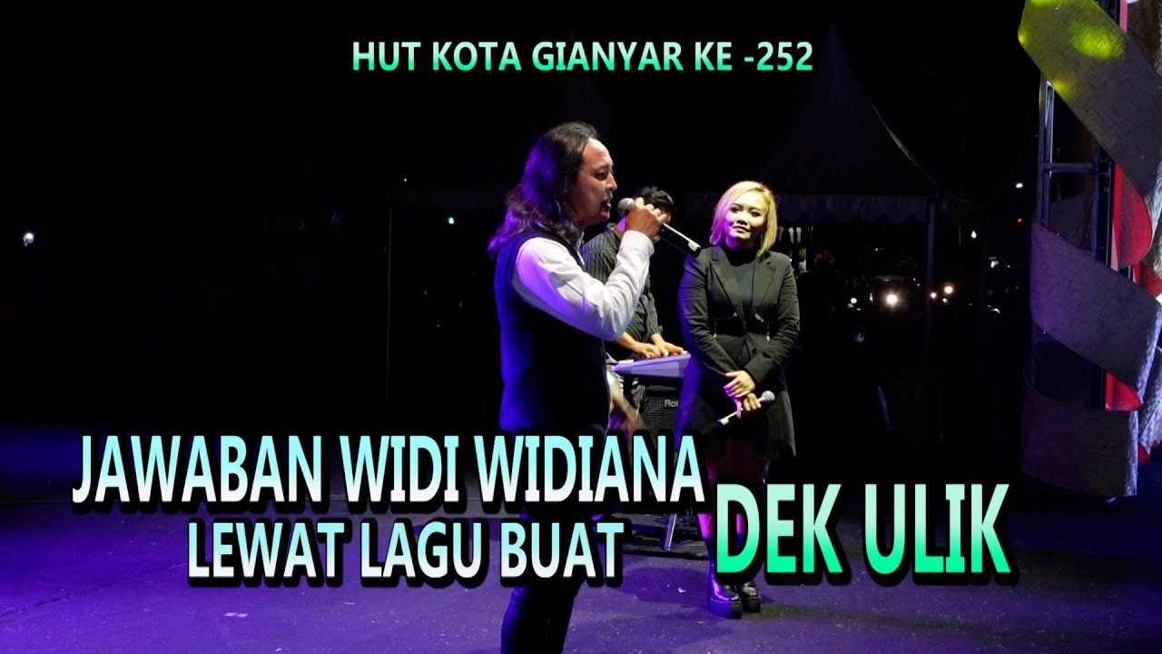 JAWABAN WIDI WIDIANA LEWAT LAGU BUAT DEK ULIK