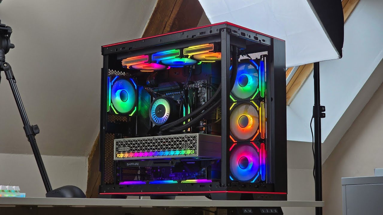 Montage PC Gamer Custom - R7 9800x3D, RX 9070 XT Nitro+, 32Go, 2To, O11 EVO RGB