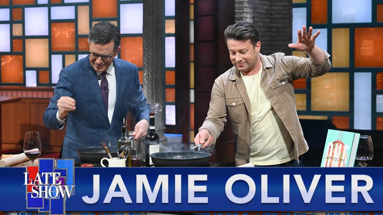 Jamie Oliver Teaches Stephen To Make A One-Pan Wonder