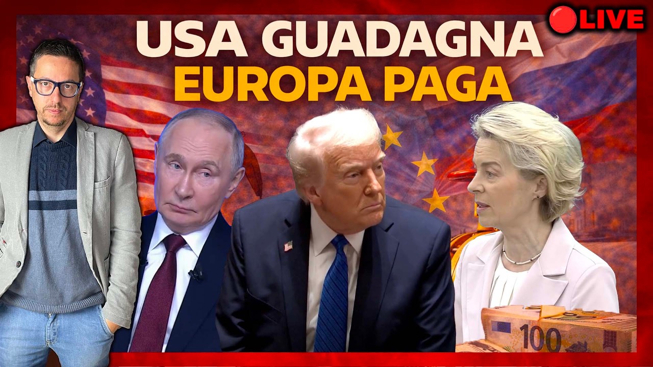 GUERRA ALL’IRAN | RUSSIA E USA FANNO SOLDI, L’EUROPA PAGA | Live Ep43🔴