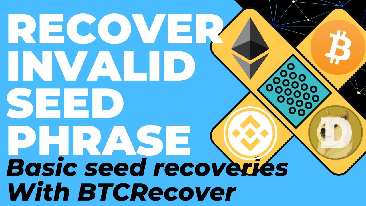 Basic BTCRecover Word Seed Phrase Recovery. Missing words, Invalid Mnemonic, Private Key, BIP39/44