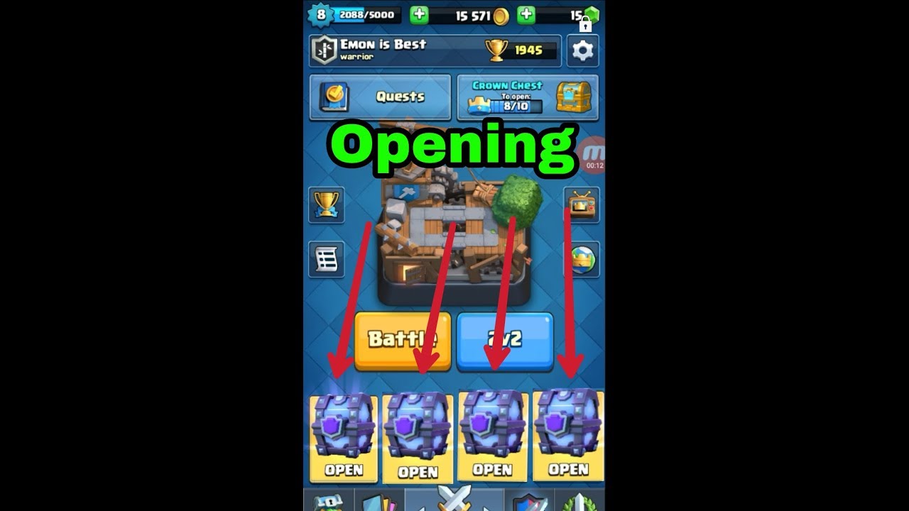 Super Magical Chest Opening 500 Cards.