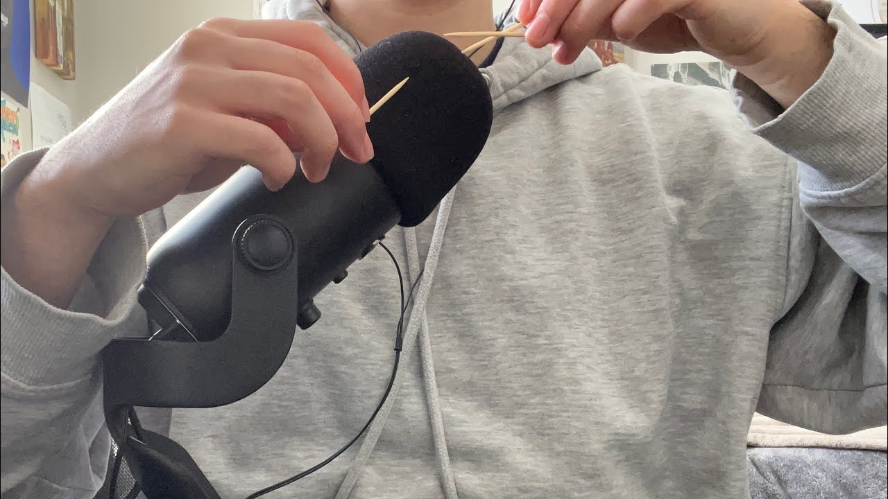asmr compressions, blowing and toothpick sounds (also rambling sorry)