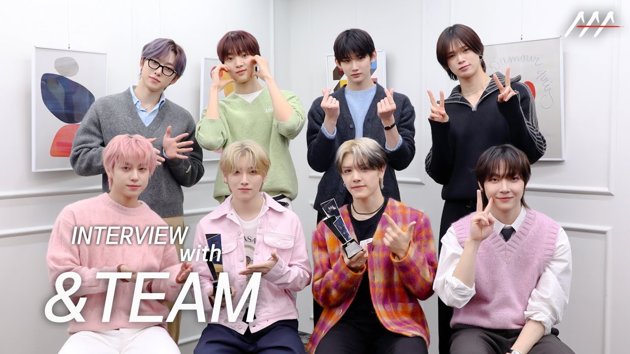 INTERVIEW with &TEAM | 2023 AAA 베스트초이스상 外 수상 인터뷰 #앤팀 #andTEAM #AAA