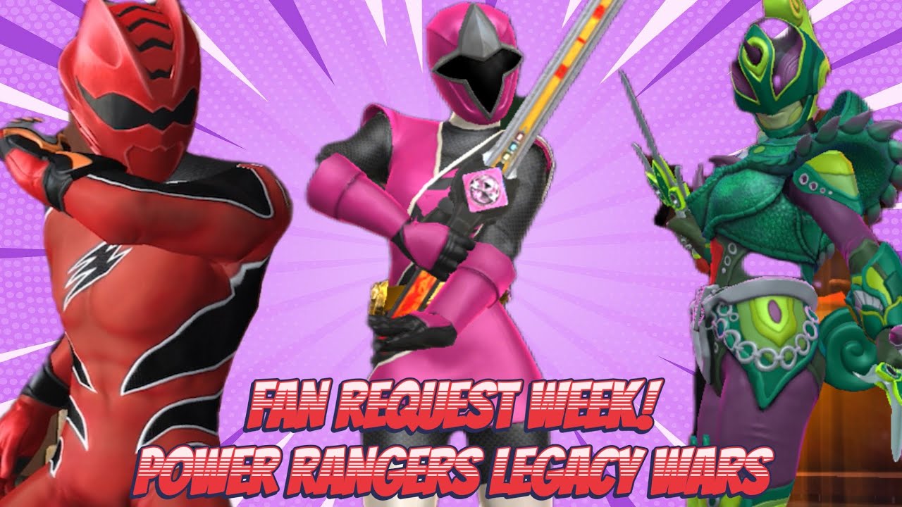 FAN REQUEST WEEK: SARAH, CAMILLE AND CASEY! POWER RANGERS LEGACY WARS GAMEPLAY 