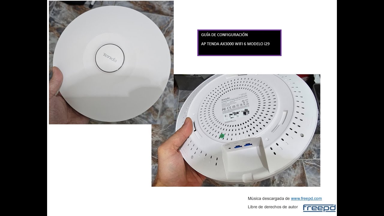 configuraci&oacute;n punto de acceso wifi Tenda AX3000  