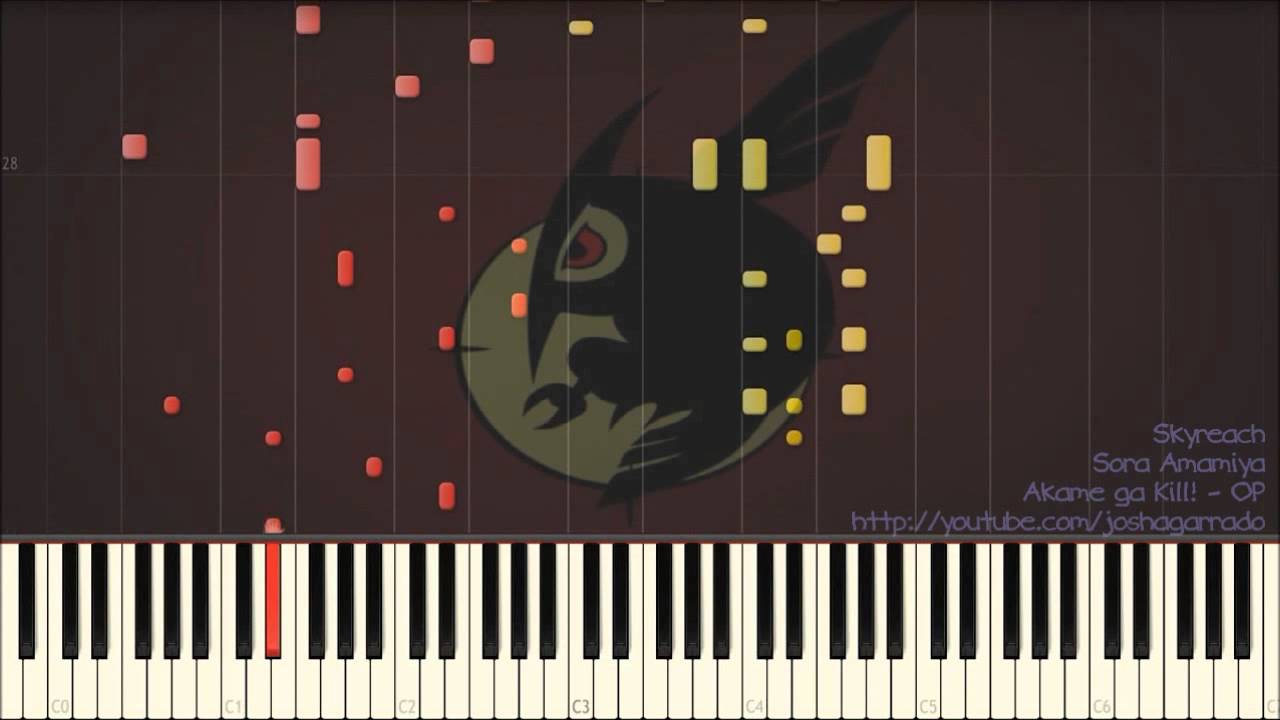 Akame ga Kill! (アカメが斬る!) OP - Skyreach - piano version