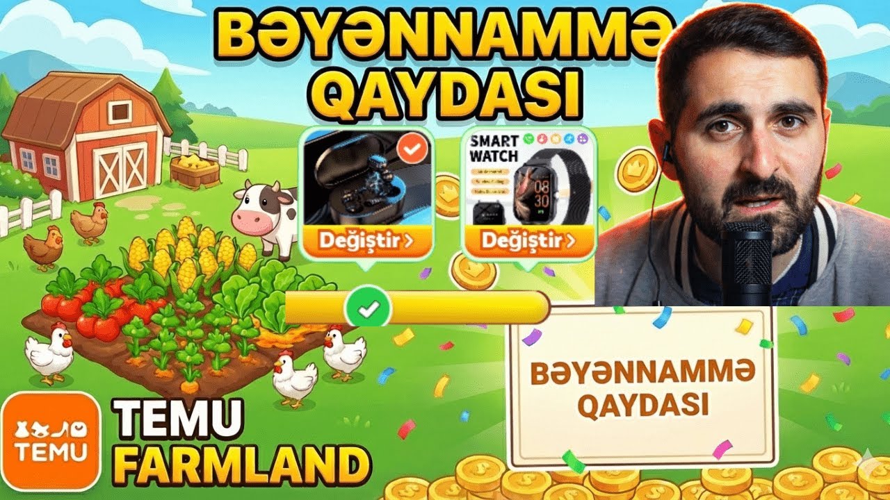 Temu Farmland Pulsuz Məhsul – Bəyannamə Qaydası