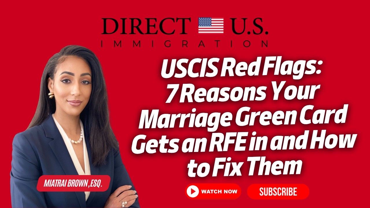 Тревожные сигналы USCIS: 7 причин, почему ваше заявление на грин-карту по браку получает запрос н...