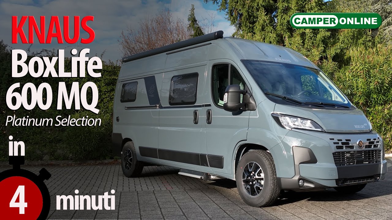 Knaus BoxLife 600 MQ Platinum Selection: un van che supera sé stesso grazie alle novità introdotte