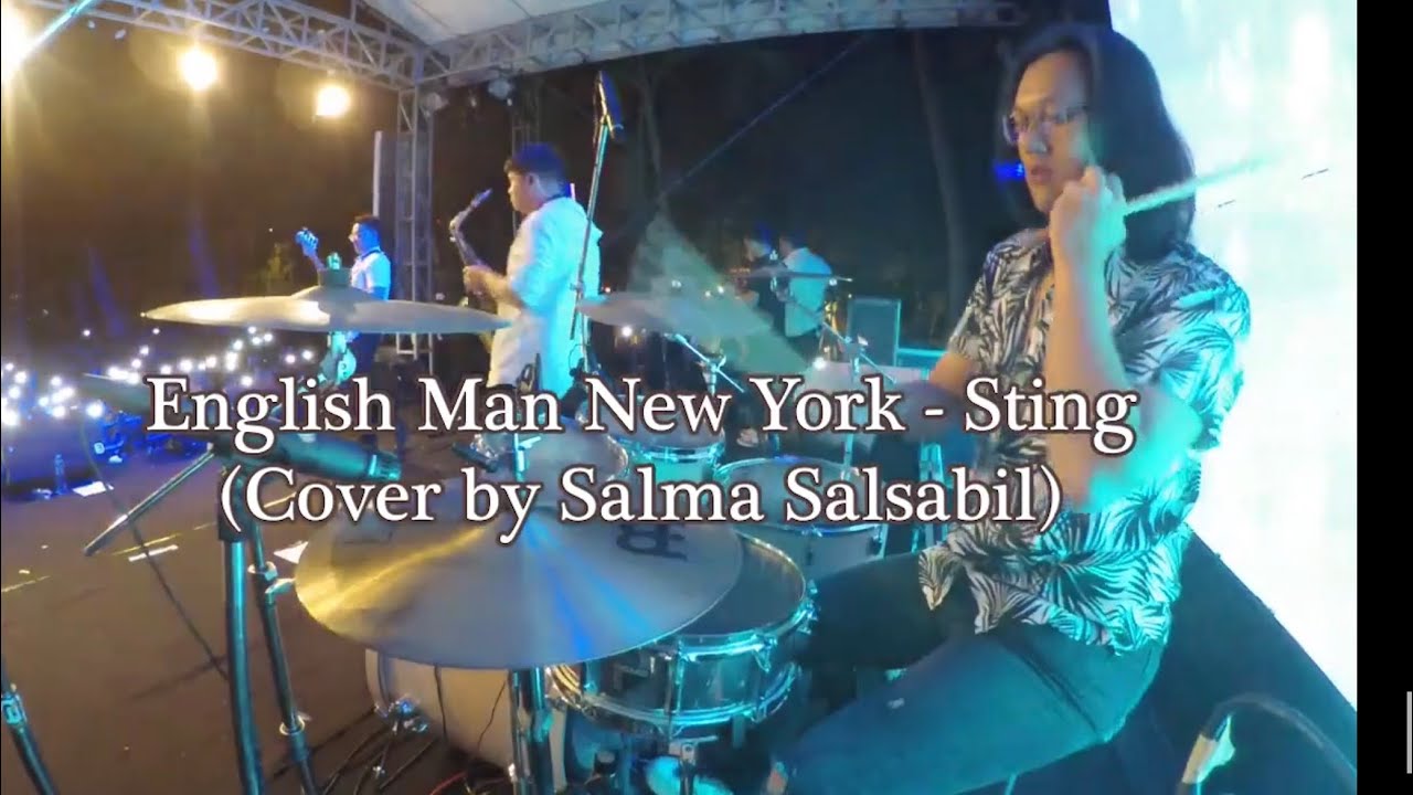 SALMA SALSABIL (Sting - English Man New York Cover) | Marvellio Drum Cam at Lombok
