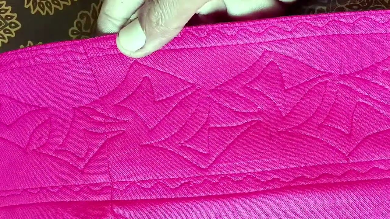 Very Easy & Beautiful Poncha Design - DIY Mohri Design in 10 Minutes