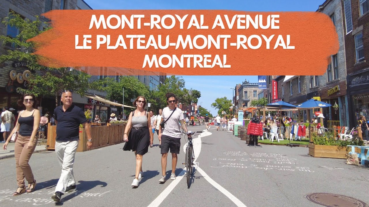 Unveiling the Hidden Charms of Mont-Royal Avenue | 4K Walking Tour [4K]