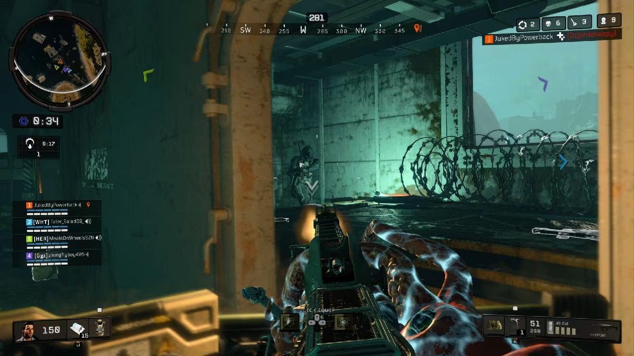 Beating the Shipwreck Campers for the Win | BO4 Blackout Alcatraz