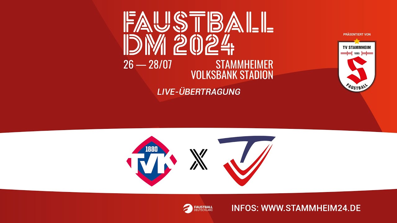 FAUSTBALL DM 2024 - Spiel um Platz 3: TV 1880 Käfertal - TV Vaihingen/Enz