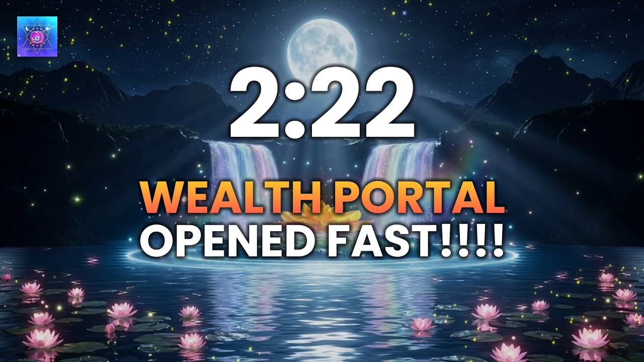 2:22 Portal JUST OPENED! 💰 Unlock Instant Wealth Frequency & Attract Unlimited Prosperity Now!