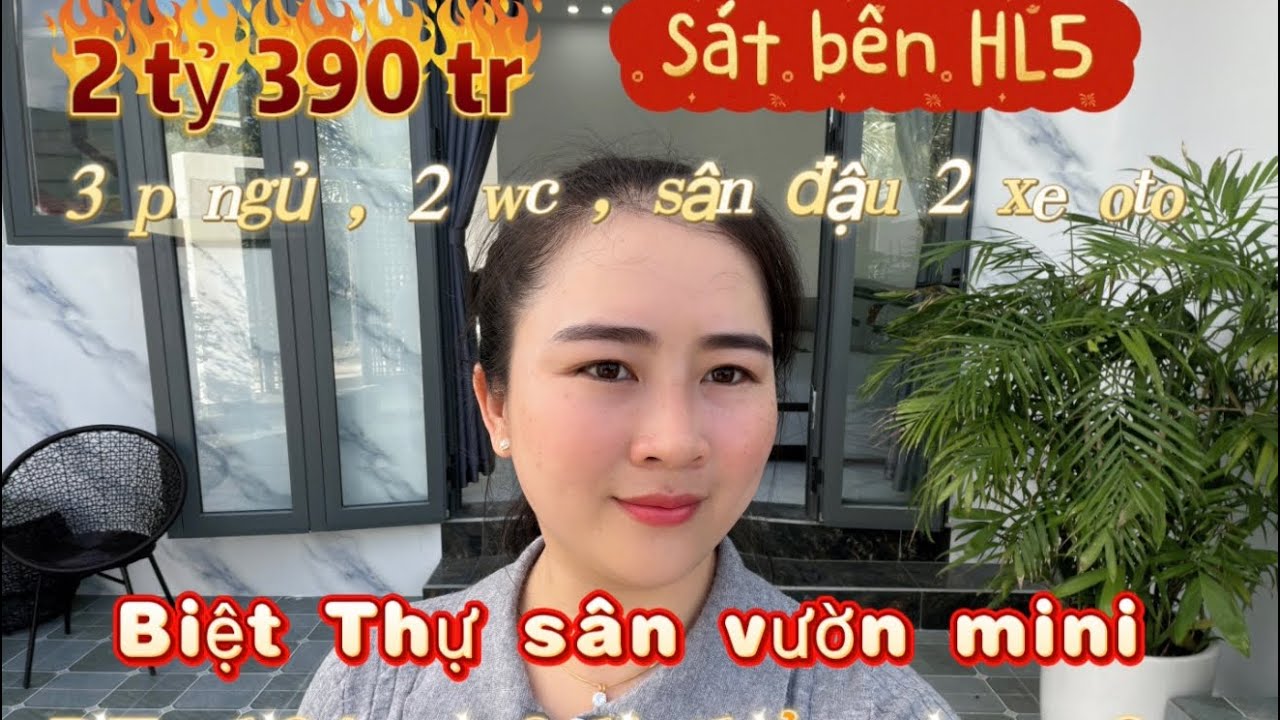 Biệt Thự Diên Điền , Diên Khánh . DT: 164 m full thổ , Giá 2 tỷ 390 tr .Sát Bên HL5 