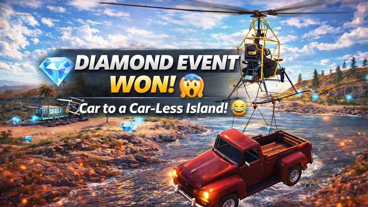 Won the Diamond Event & Took a Car by Helicopter 😂🚁 | OTR Offroading | Best Open World Games