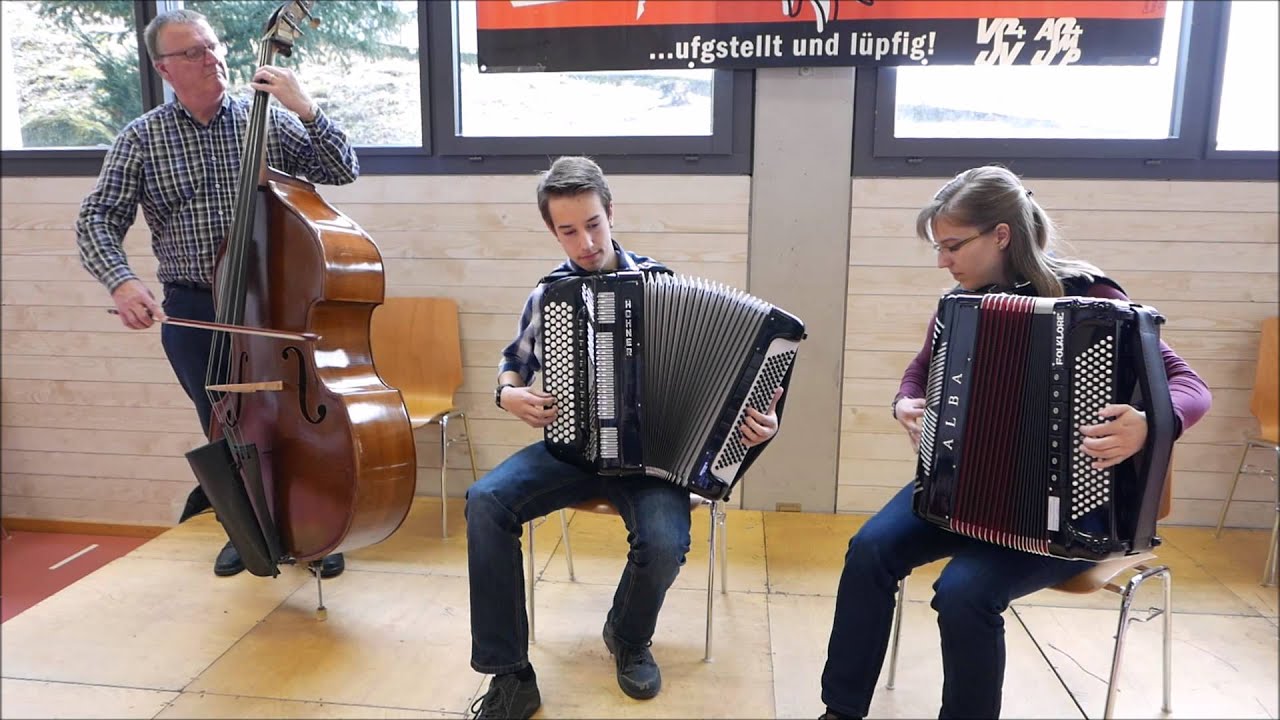 Jungmusikantentreffen 2015 Part 15 Handorgelduo am Zilibach aus Büren Oberdorf NW