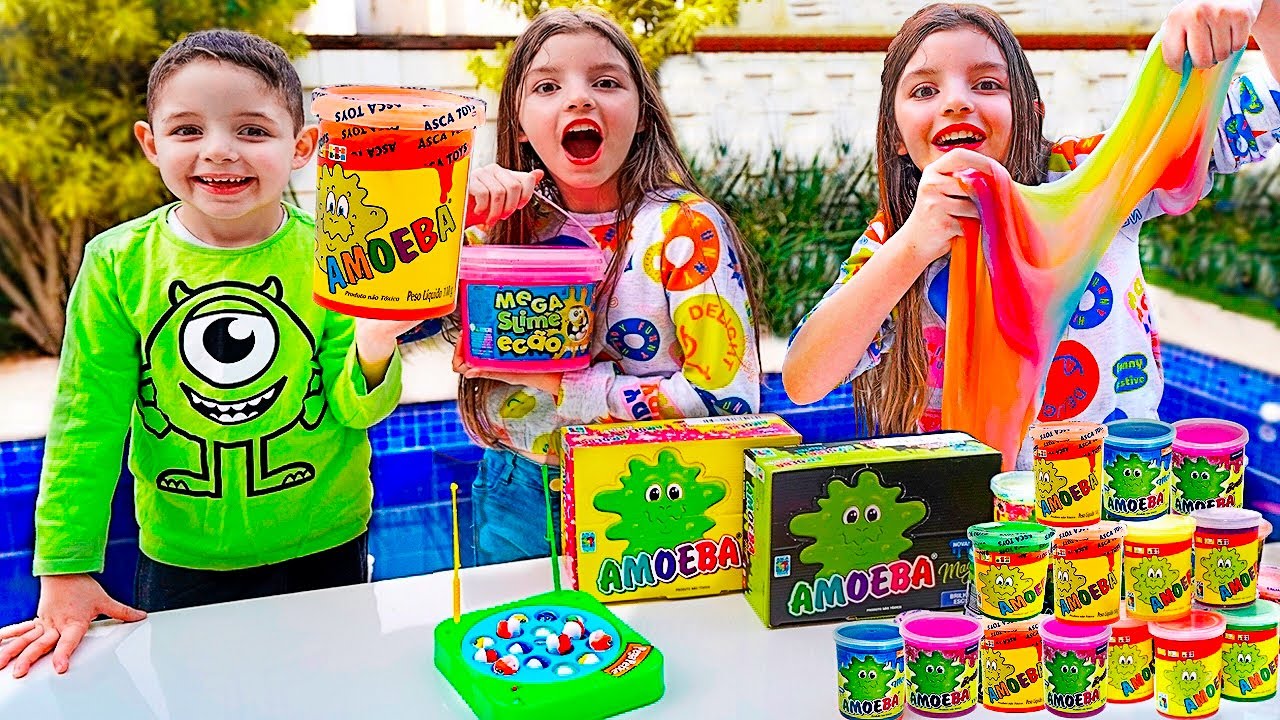 MISTUREI MUITAS AMOEBAS COM MINHA IRM&Atilde;ZINHA!! E OLHA OQUE VIROU - Breno Start