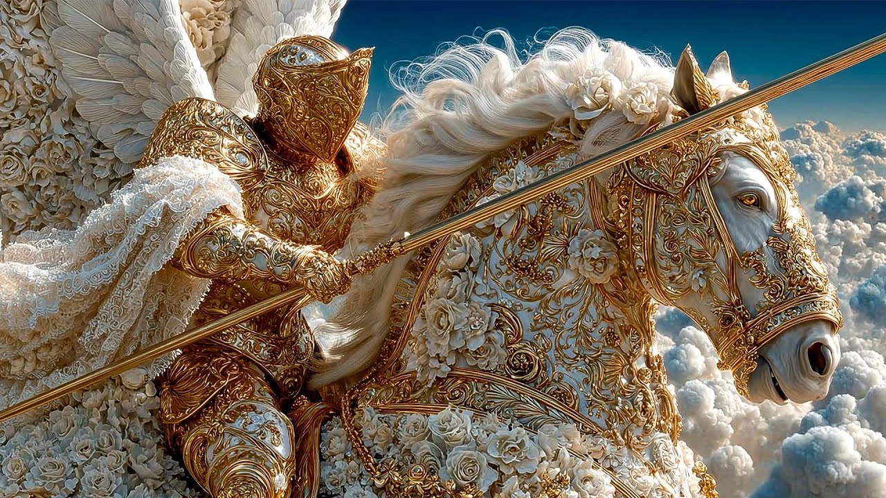 Seraph Knight of Light: 4K Celestial Calm & Music for Inner Peace