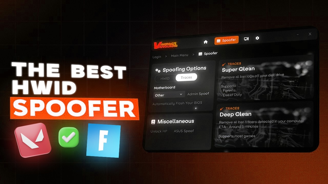 #1 HWID Spoofer - UNBAN Yourself From ANY Game in 1 Minute